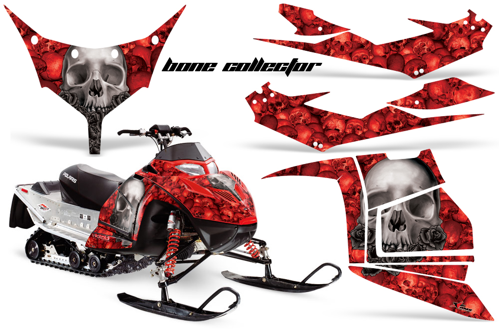 Polaris IQ Race Graphic Kit RED BoneCollector JPG